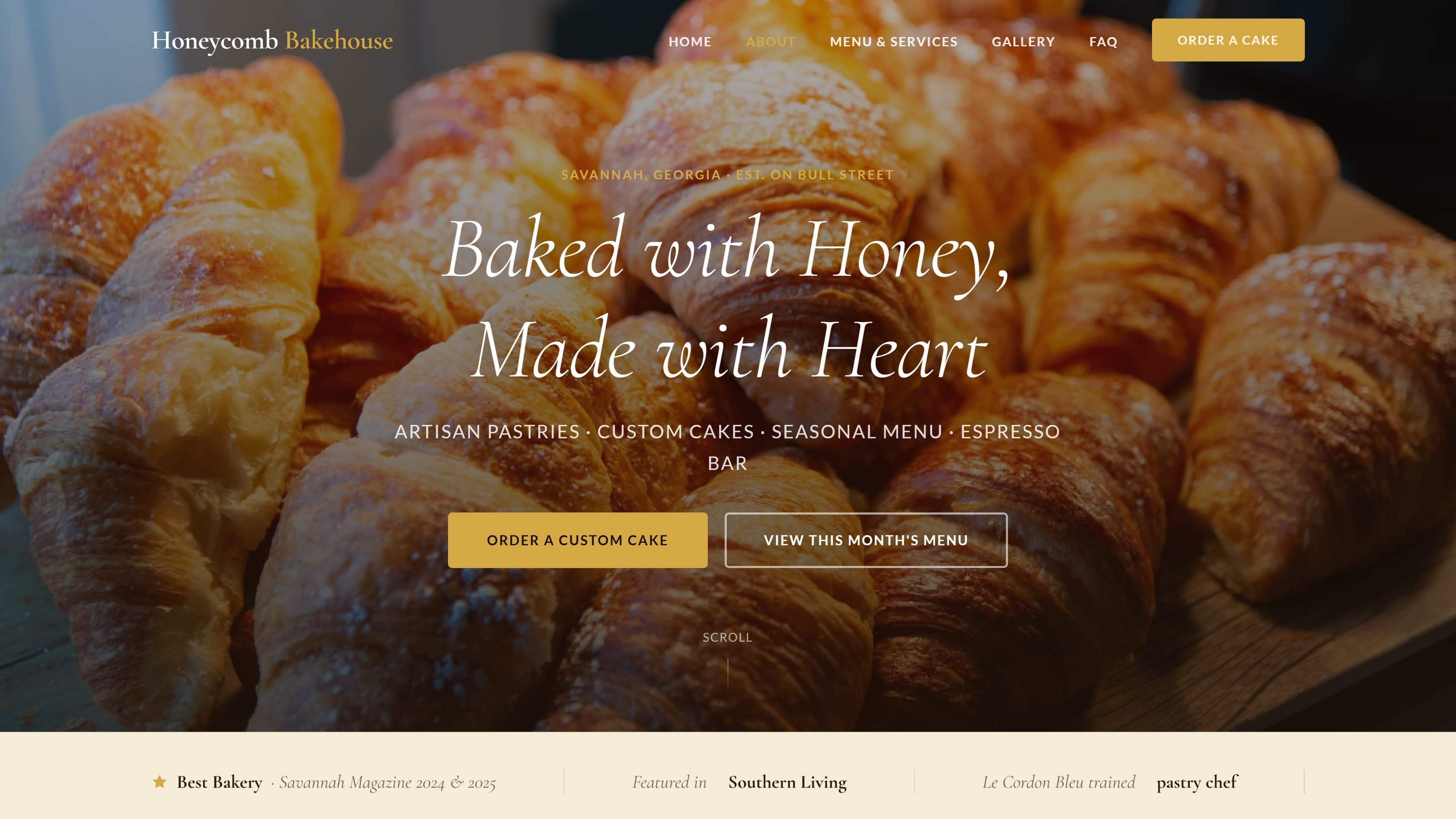 Honeycomb Bakehouse — built and managed in Kura